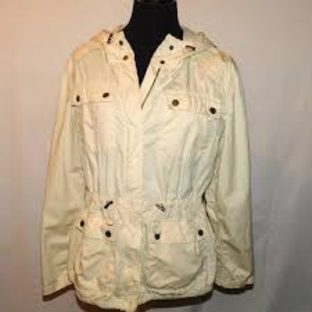 Michael Kors Cream Utility Jacket